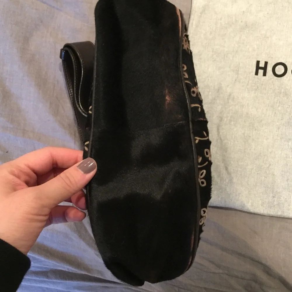 Vintage Hogan Brown Pony Hair Hobo Shoulder Bag
